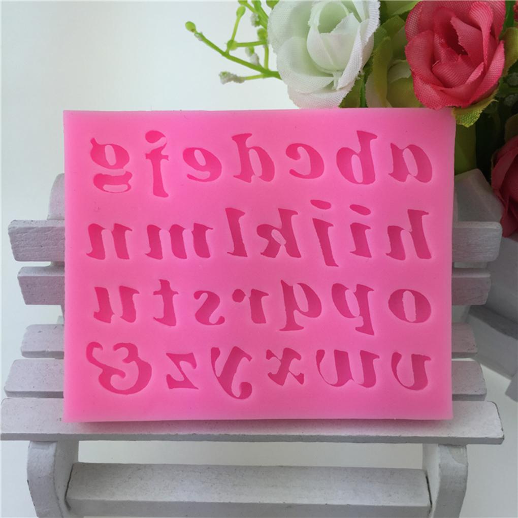 Sugar Craft Letter Number Silicone Mold Fondant Chocolate Mold Cake Decoratin NE