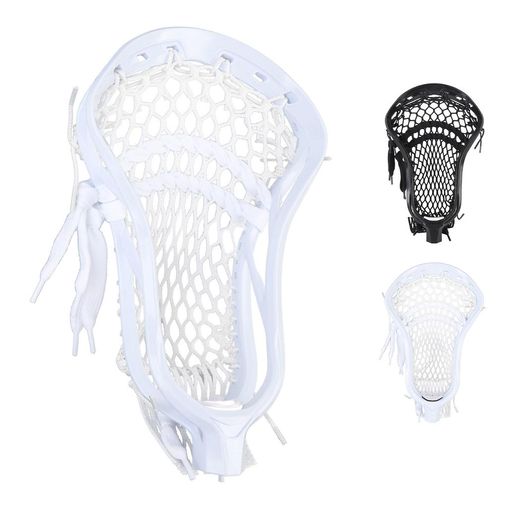 Lacrosse Schlägerkopf Trainingsausrüstung Nylon Bespannt Lacrosse Kopf Ersatz für Wettkampf Offens
