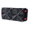 Aluminum Computer Radiator Water Cooling Cooler 2 Fans 240mm For CPU Heatsink