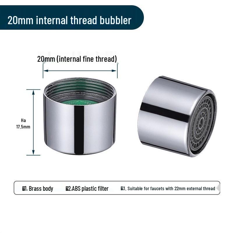 Universal Kitchen Faucet Aerator Extender, Copper Mesh Accessory