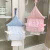 House Shape Hanging Tissue Holder with Wings Fabric Tissue Bag Creative Tissue Bag Home
