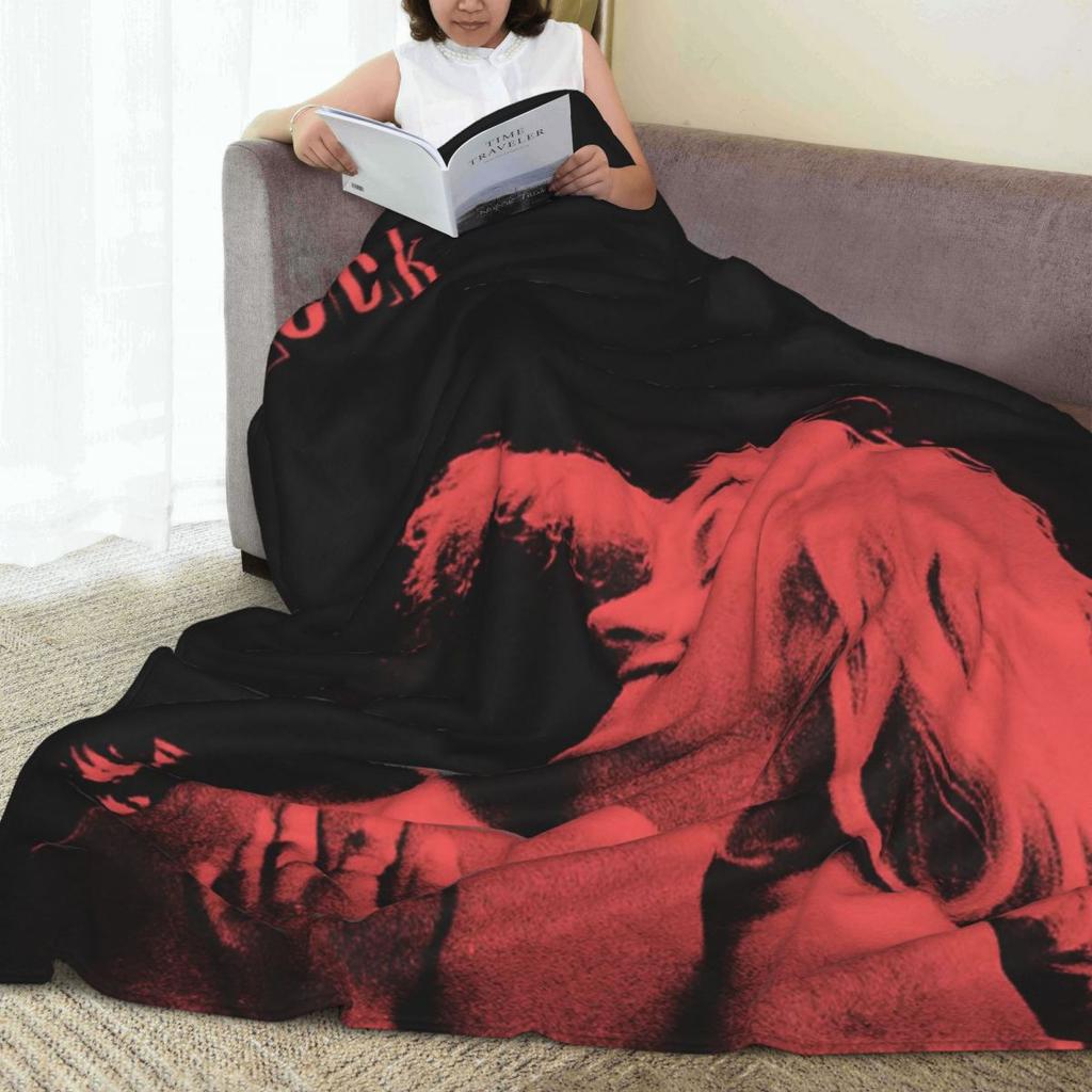 TV Girl Band Blankets Flannel Sofa Throw Blanket Portable for Home Bedroom Outdoor Throws Bedspread Quilt