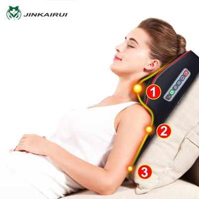 Neck Massager Car Home Cervical Shiatsu Massage Shoulder Back Waist Body Electric Massage Pillow Cushion Relieve Pain