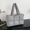 Underarm bag women's bag new shoulder bag down cotton bag large capacity fashion portable tote bag