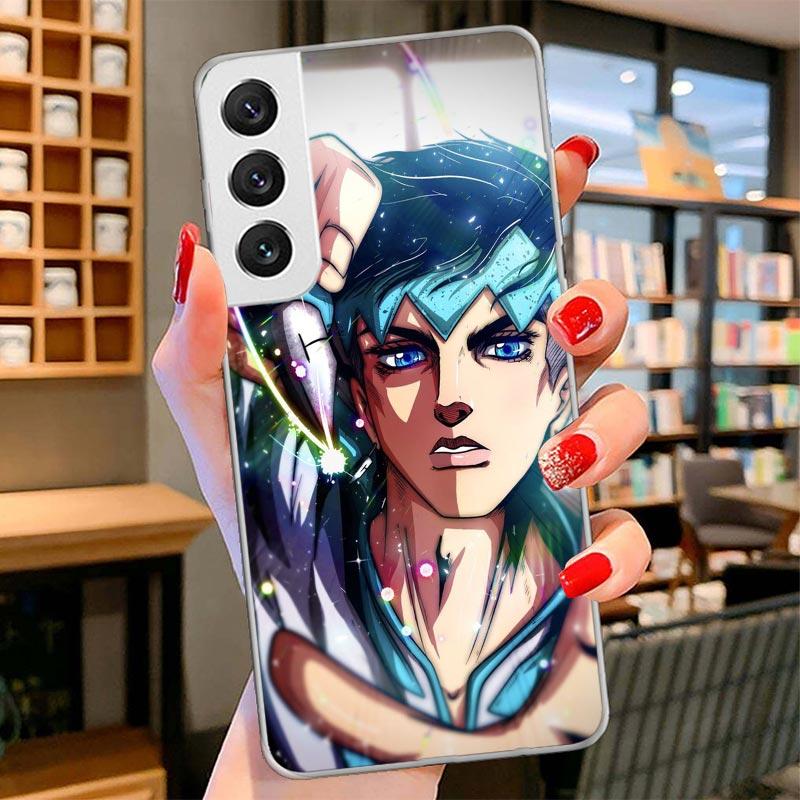 JoJo Bizarre Adventure Rohan Kishibe Cover Phone Case For Samsung Galaxy S26 S25 Edge S24 Ultra S23 S22 Plus S21 S20 FE Soft Fun
