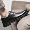 White Men's Dress Shoes Classic Formal Oxford Leather Office Shoes For Men  Wedding Casual Business Brogues Shoe Man