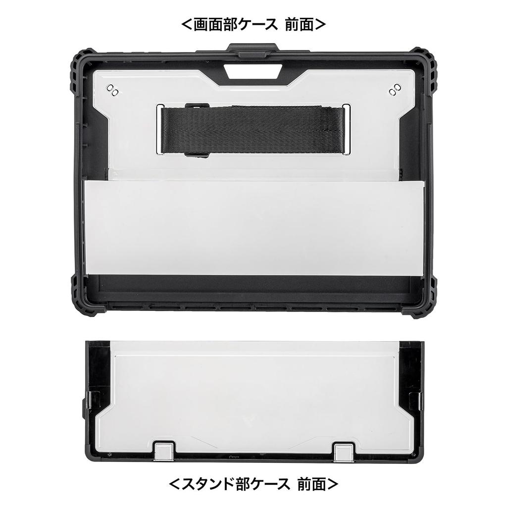 SANWA SUPPLY Shockproof Case for Surface Pro 11th Generation/10/9 (with Shoulder Strap) PDA-SF12BK