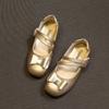Scarpe da Bambina in Pelle Scarpe per Bambini Principessa Fiocco Scarpe Piatte per Damigella d'Onore Bambini Scarpe Piatte Casual Bambini Tacco Basso Scarpe da Ballo Matrimonio Morbide