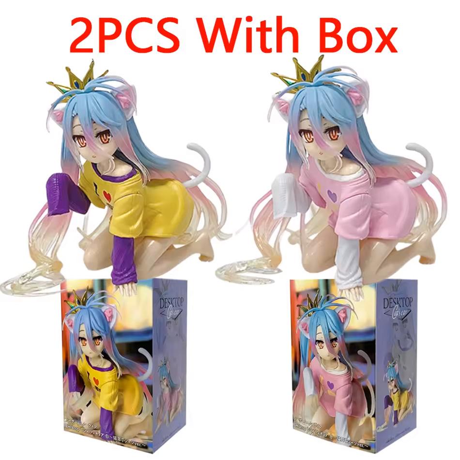 In Stock  Anime NGNL No Game No Life White " Shiro PVC Model Action Figures Model Collection Ornament Toy Holiday Gift