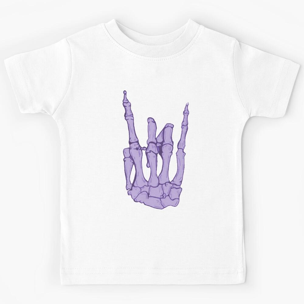 Skeleton hand | Lilac Kids T-Shirt 100