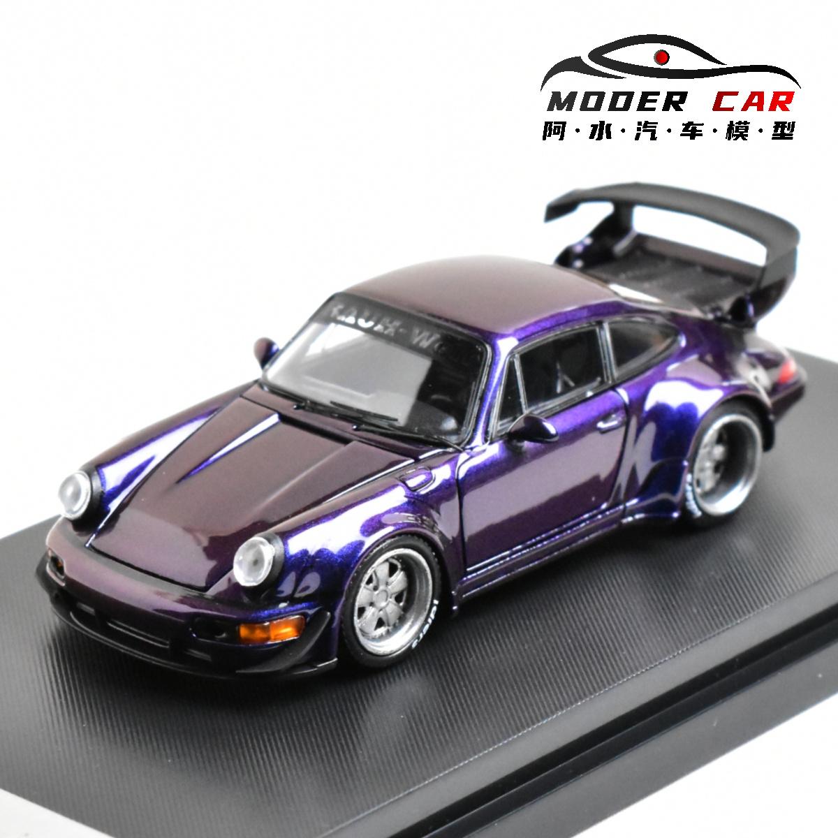 

SW 1:64 Souvenir RWB 964 Display Diecast Model Car фиолетовый
