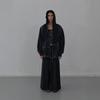Lcdc™ Paint-Effect Denim Jacket (Black)