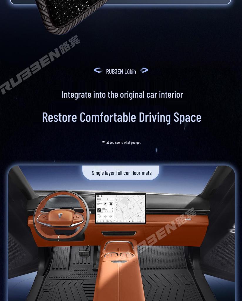 Dedicated TPE Door Sill Mats for Deep Blue S07/S05 Car