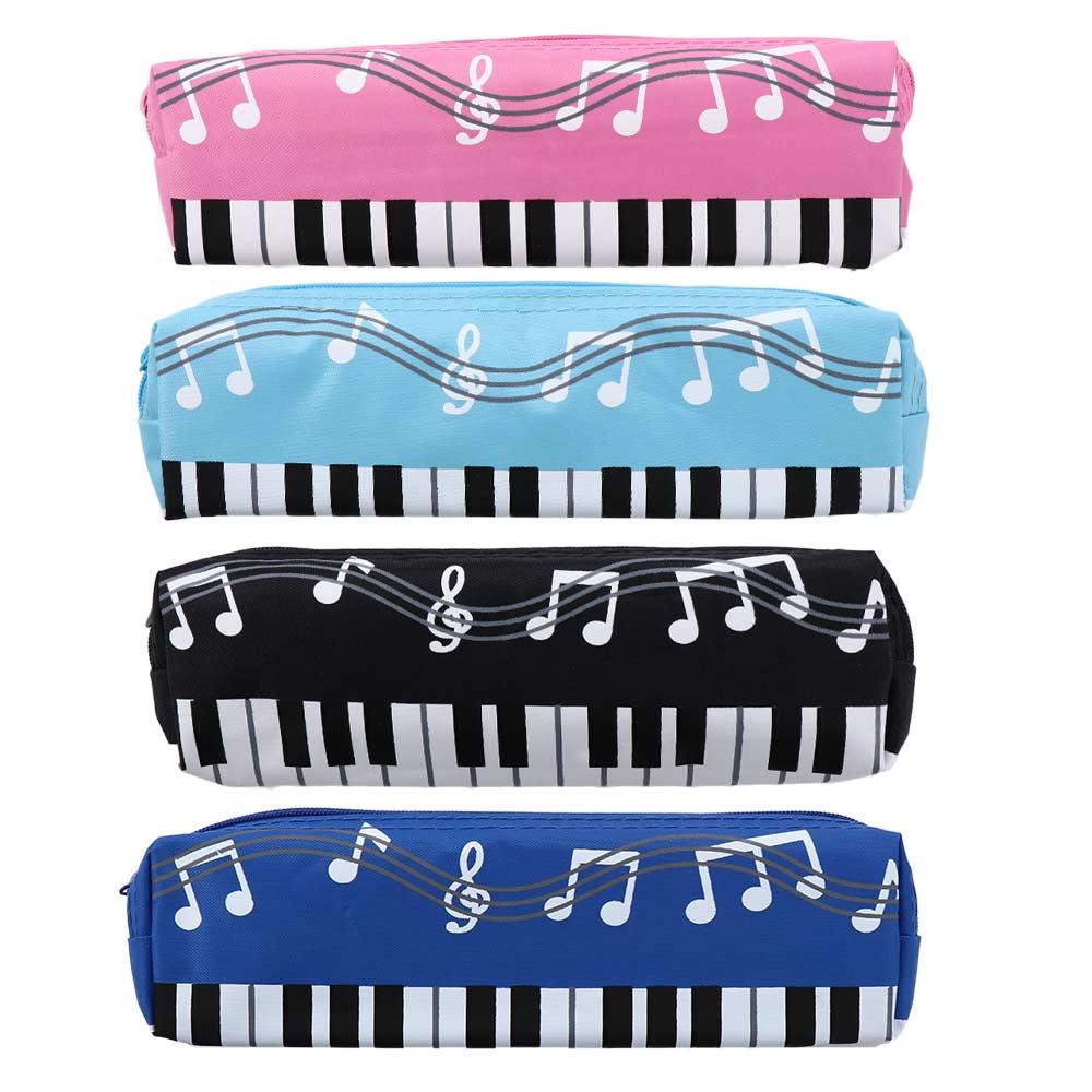 Pen Bag Musical Note Piano Pouch Student Pencil Case Musical Pencil Cases Piano Note Pencil Bag
