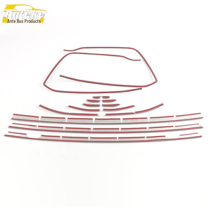Golf 8 Front Lower Grille Trim for 21 Golf 280T - Center Bumper Accent Strip