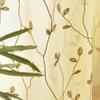 Window Screen Grey Branches Towel Embroidery Curtain Embroidery Leaves