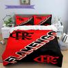 Clube de Regatas do Flamengo Pattern Bedding,Quilt Set Quilt Cover Pillowcase Home Birthday Gift(1 * duvet cover + 2 * pillowcase, without core)