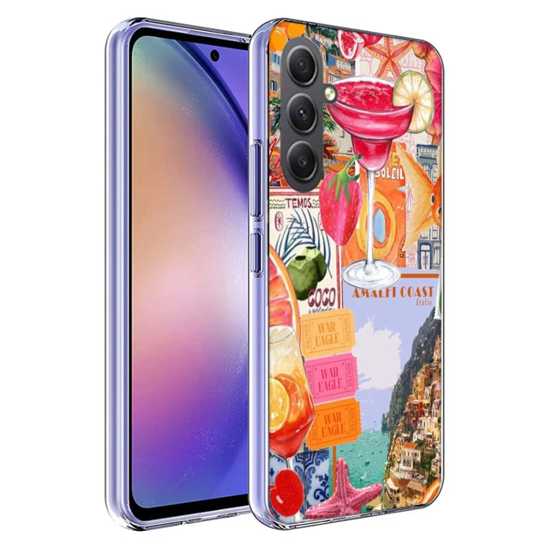 Meereslandschaft Wein Zitrone Handyhülle für Samsung A17 A37 A57 A07 A16 A26 A36 A56 A06 A02S A12 A22 A32 A52S A04S A14 A24 A34 A54