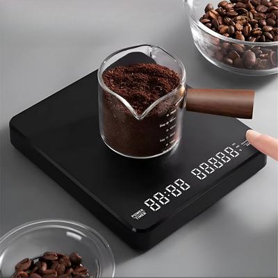 Digitale Espresso-Kaffeewaage mit Timer Pour Over Drip Espresso-Waage LCD-Anzeige 3kg/0,1g Hohe Präzision Automatische Abschaltung