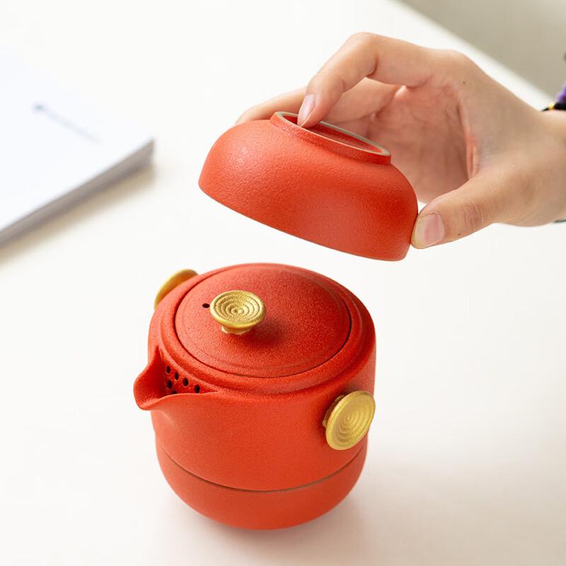 Portable Ceramic Travel Tea Set