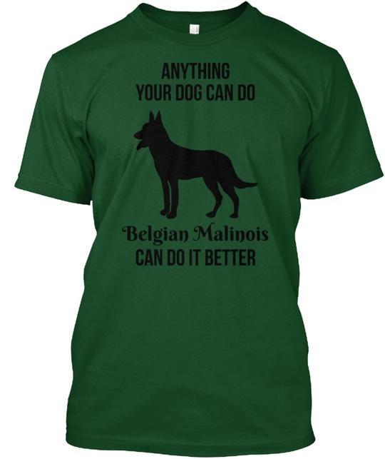 Belgian Malinois T-Shirt Made in the USA Size S to 5XL Unisex T-Shirt S