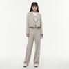 LAP (Set-Bottoms) Hidden Elastic Waist Straight Wide Pants Aq1Wp264