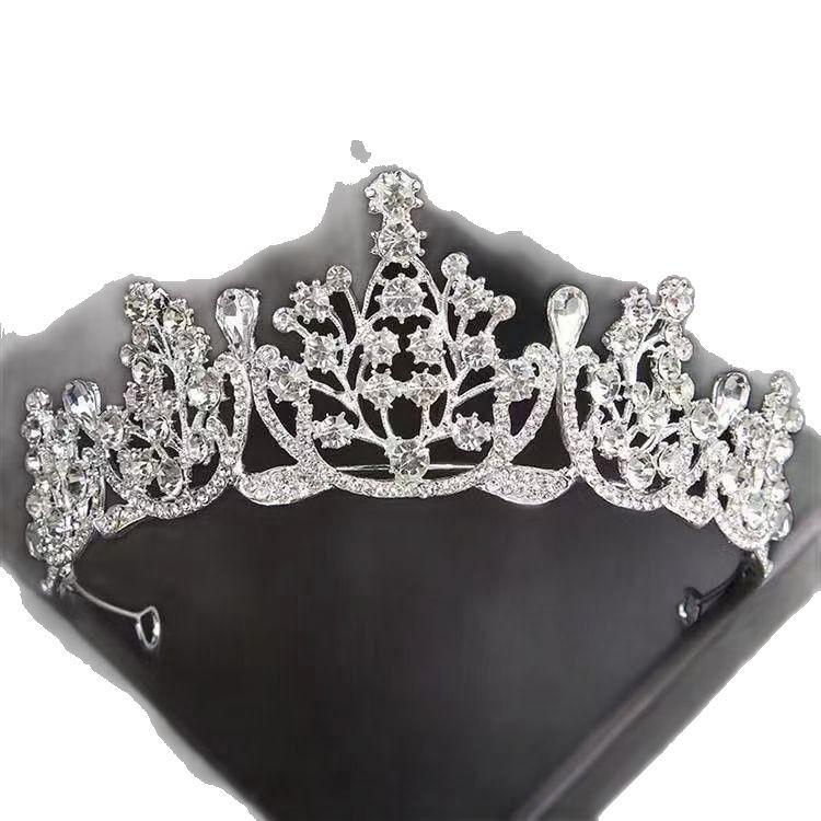 Princess Sweet Shining Crown Crown Bridal Tiara Hair Accessories Main Wedding Dress Wedding Accessories Baroque High End