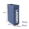 Foldable Laundry Basket Dirty Clothes Basket Clothes Organizer Yoga Storage Basket Home Assortment Box with Wheel Laundry Basket