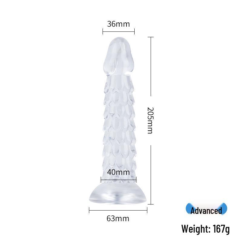 Drachenschuppen Analplug Set: Perlen-Plug, Entwicklungs-Dildo und Mehrzweck-Masturbator für anales und vaginales Spiel.