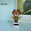 Festliche Auto-Innenraum-Accessoires Solarbetriebenes tanzendes Ornament, Kreative Armaturenbrett-Weihnachts-Cartoonfigur für den Weihnachtsmann Auto-Dekoration,