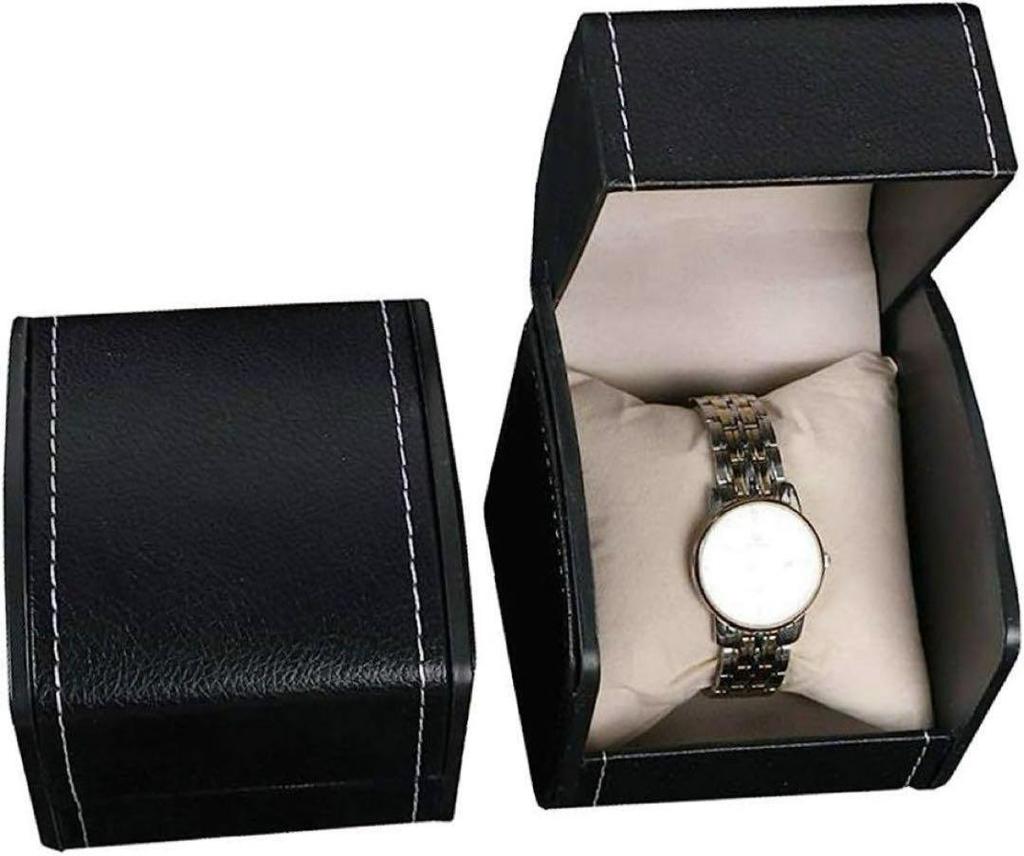 [GEBRAUCHT] NuAngela PU-Leder Uhrenbox, Einzelanzeige, Klassisch
