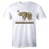 California Republic Flag T Shirt Cali Ca Grizzly Distressed Bear Unisexs Vintage Breathable Graphic Slightly Fashion