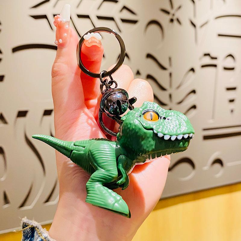 Tyrannosaurus Rex Plush Keychain: Fun Biting Hand Toy & Backpack Pendant for Kids