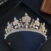 Gorgeous Baroque Queen Tiaras Sparkling Luxury Crystal Tiara Rhinestone Tiara  Party Prom