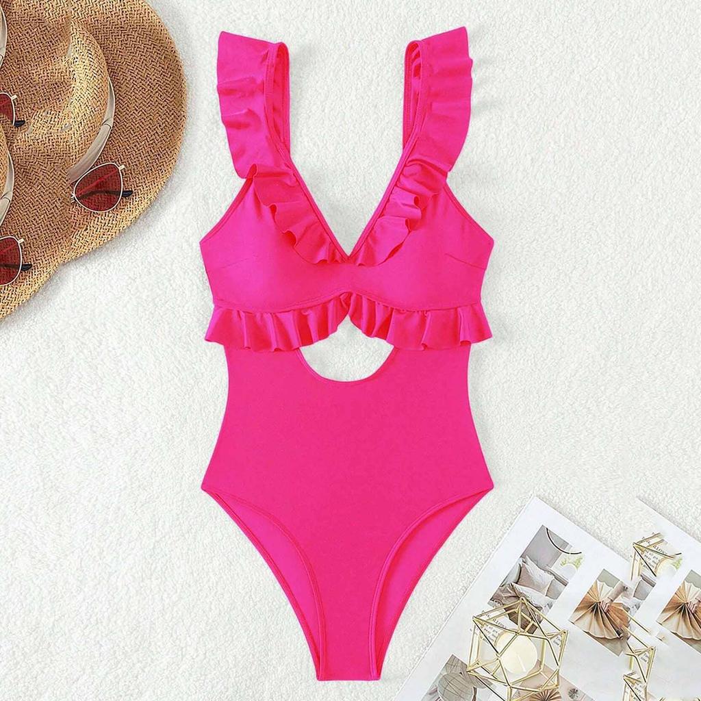 Women's Sexy Checkered Bikini Set, Strapless Three-Piece Swimwear, Summer Beach & Pool Party Bathing Suit