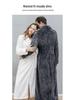 Women's & Men's Extended Length Winter Plush Flannel Bathrobe & Pajamas Set