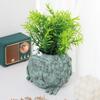 Funny Frog Planter Resin Cartoon Frog Flower Container Cute Frog Succulent Pot Small Frog Planter Ornament for Home Courtyard