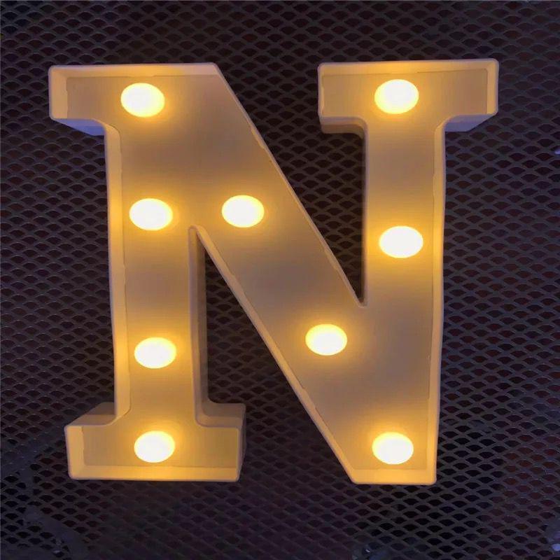 LED Love Letter & Number Lights for Valentine's Proposal Decor