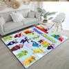 Teletubbies Personalized Text Area Rug Design for Entryway Kitchen Hallway Bedrooms Antislip Carpet Decorate Offices Birthday/Christmas Gift