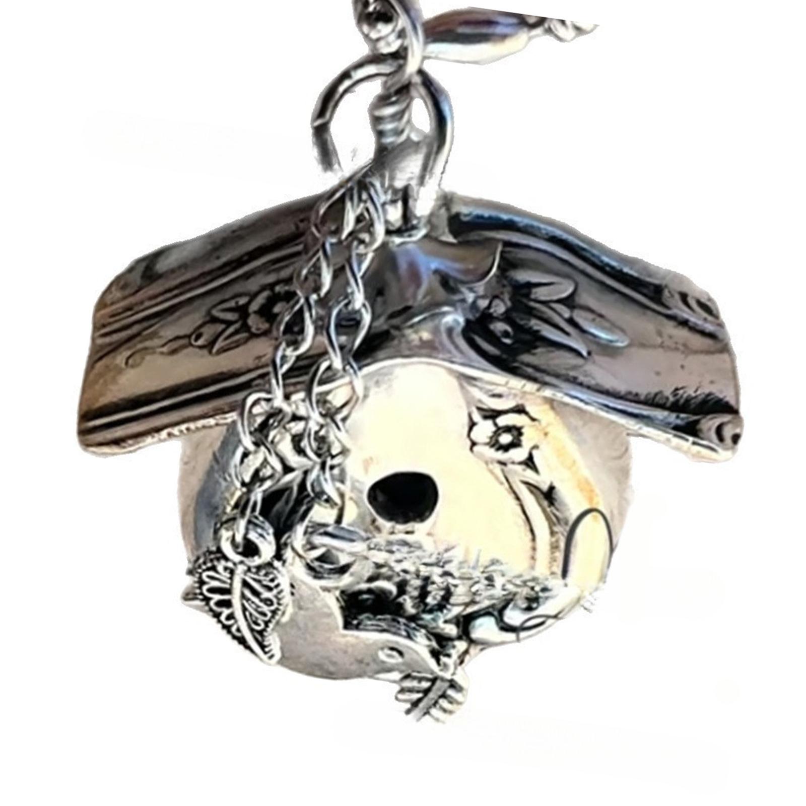 

Elegant Birdhouse Charm Necklace 2.5x4x1cm Pendant Hypoallergenic Metal Chain Perfect For Special Occasions