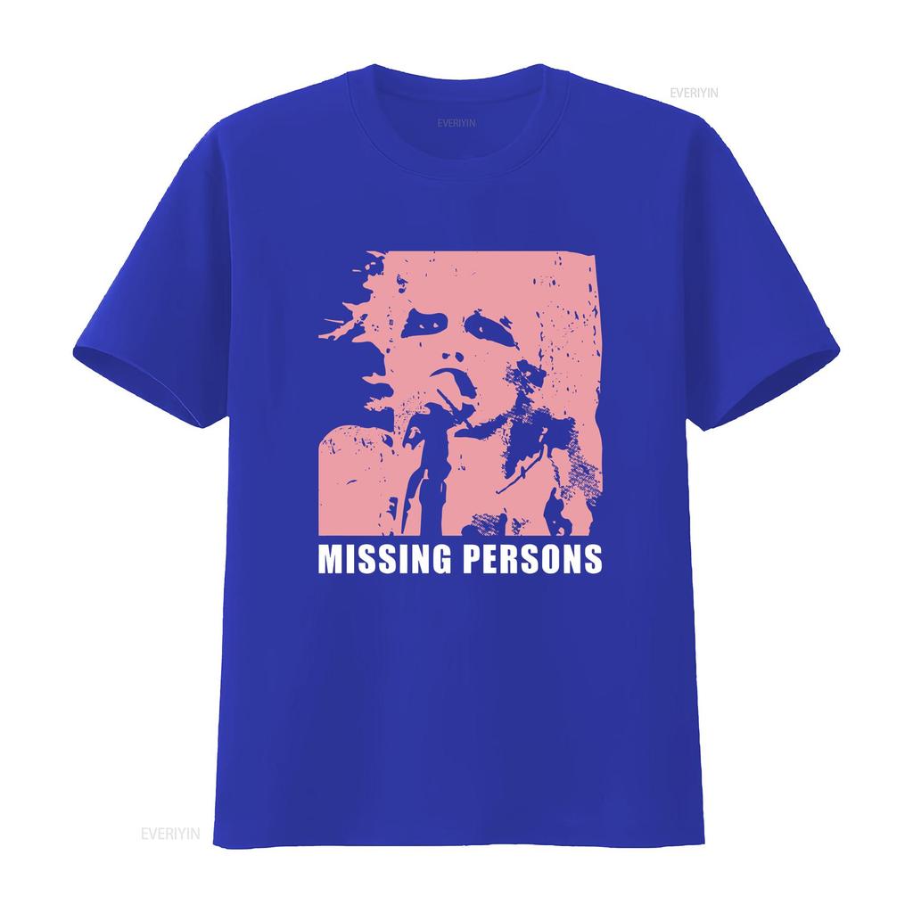 Missing Persons Dale Pink T Shirt S 3X Vintage Washed Top For Everyday Wear Versatile Stylish Unisex Designer Clothes Casual