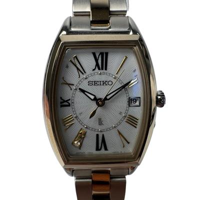Used Beautiful Condition LUKIA 1B32-0AJ0 Silver Dial Solar Women's Watch