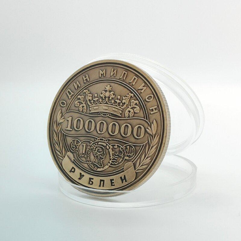 

Памятные монеты Бронзовые монеты Памятные металлические монеты Сплав Счастливая игра Медные монеты 40 мм