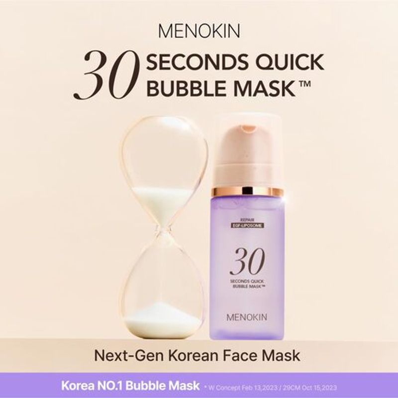 [MENOKIN] 30 Seconds Quick Bubble Mask 95ml #REPAIR