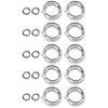 10pcs Metal Material Parrot Foot Rings Parrot Leg Bands  For Small Medium Large Birds