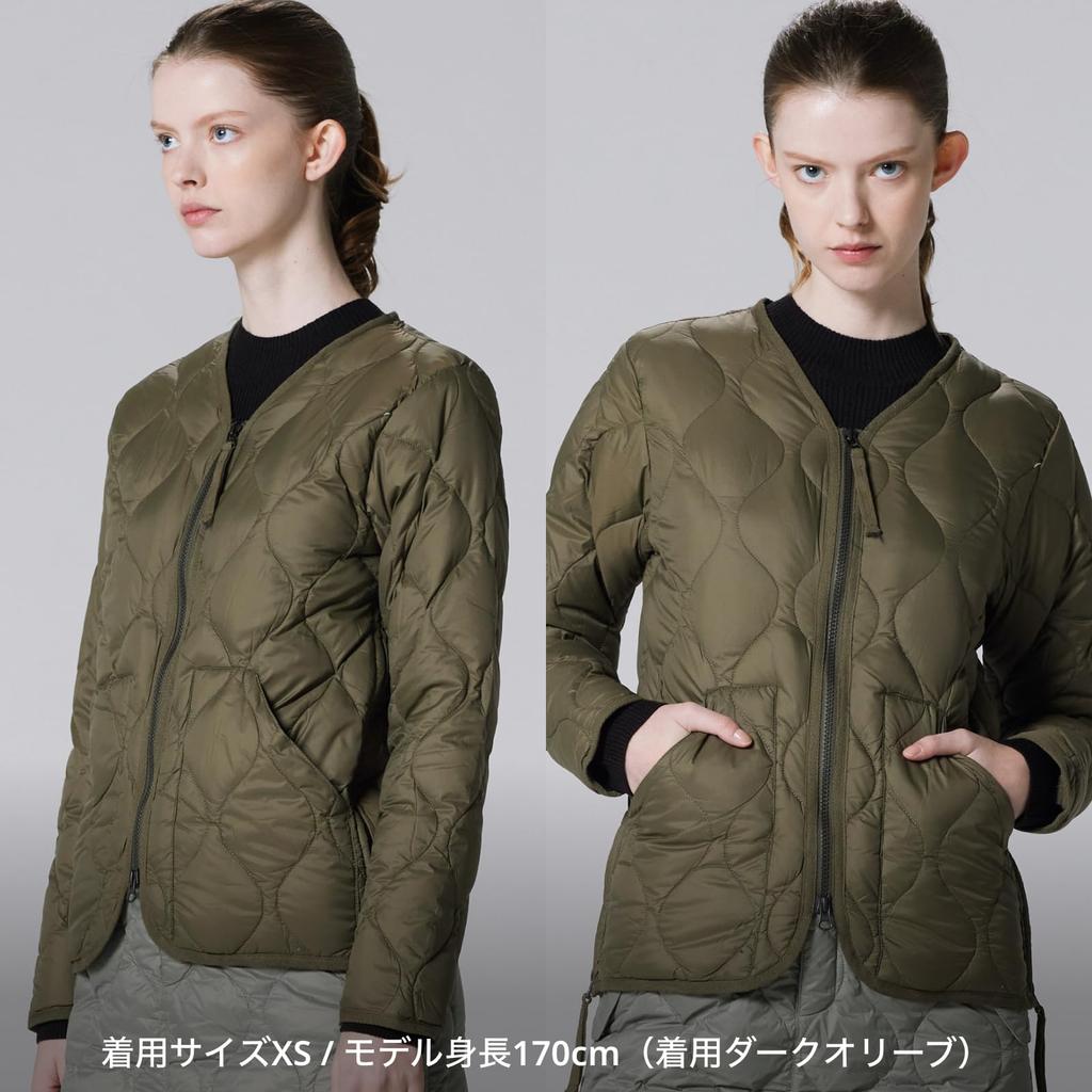 Taion Unisex Military Down Jacket W-Zip V-Neck (Soft Shell) (101ALSZML-1)