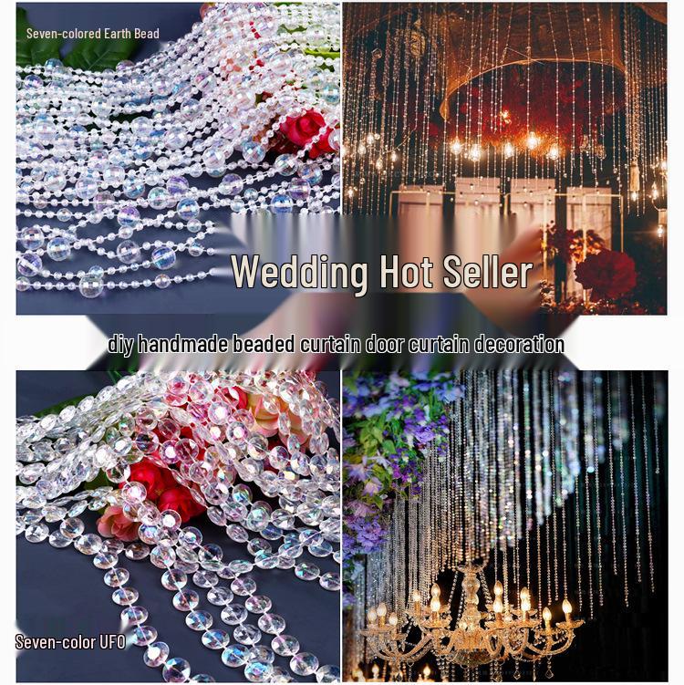 Acrylic Bead Chain Wedding Aisle & Hall Decoration Curtain Ornament