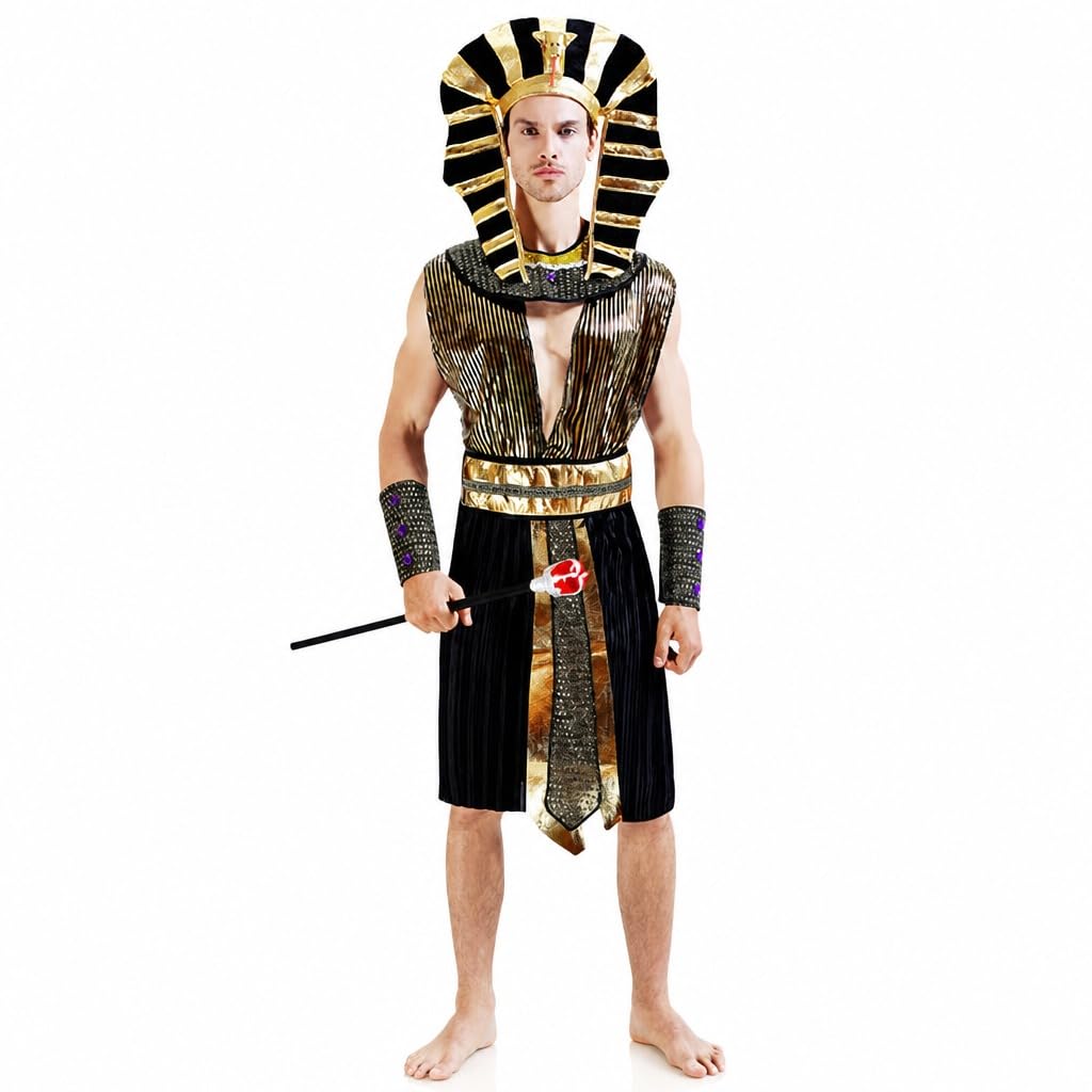Hyack Tutankhamun cosplay goods Pharaoh Egypt costume King unisex