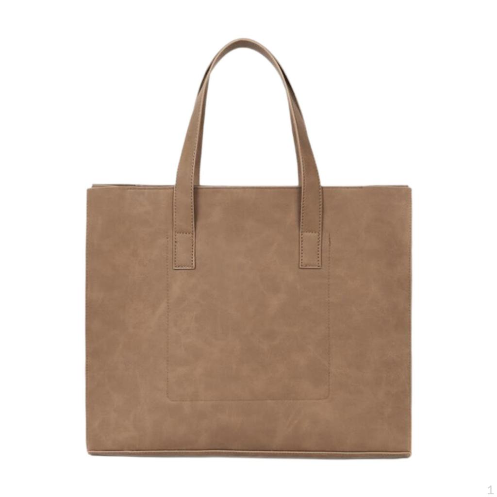 Men's Classic Leather Tote Bag for Work And Travel