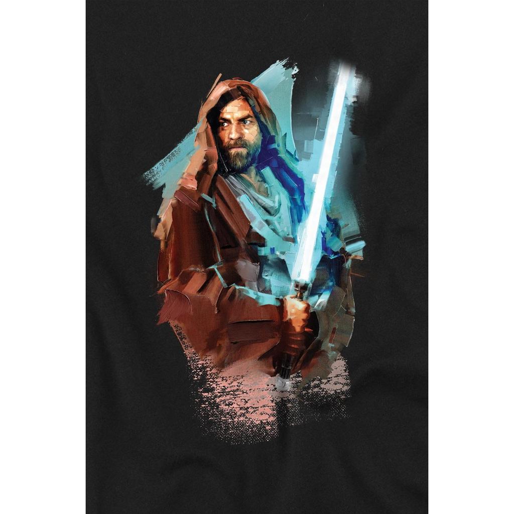 STAR WARS Kinder/Kinder Obi Wan Kenobi bemaltes T-Shirt